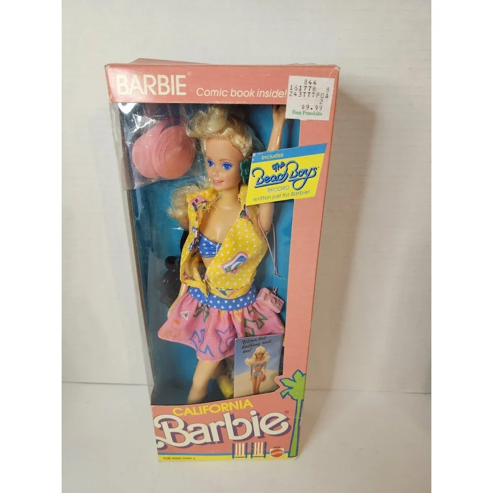 1987 California Dream Barbie Doll Vintage Mattel 4439 New In Box 🌴